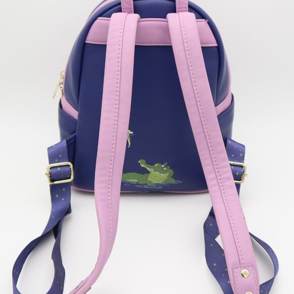 Loungefly Disney's Peter Pan Small Backpack Collectors Pack Great Condition 70th - Picture 5 of 16